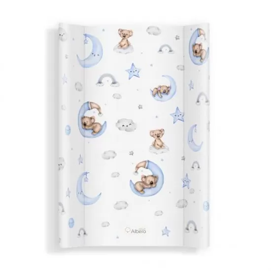 Saltea de infasat bebe cu intaritura 70x47,5 C009 Heaven World Blue Saltea de infasat bebe cu intaritura 70x47,5 C009 Heaven World Blue