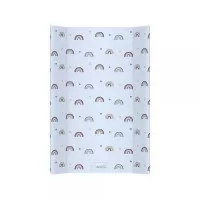 Saltea de infasat bebe cu intaritura 70x47,5 Rainbow Blue 403