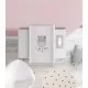 Saltea de infasat bebe cu intaritura 70x48 Klups Hippo Saltea de infasat bebe cu intaritura 70x48 Klups Hippo