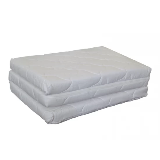 Saltea Pliabila pentru copii Cocos-Burete-Cocos 120x60x6cm Husa Microfibra Matlasata