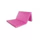 Saltea pliabila copii MyKids Pink Stars spuma poliuretanica 120 x 60 cm