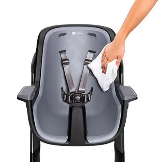 Scaun de masa 4moms Black Grey + Set farfurii si tacamuri Cadou Scaun de masa 4moms Black Grey + Set farfurii si tacamuri Cadou
