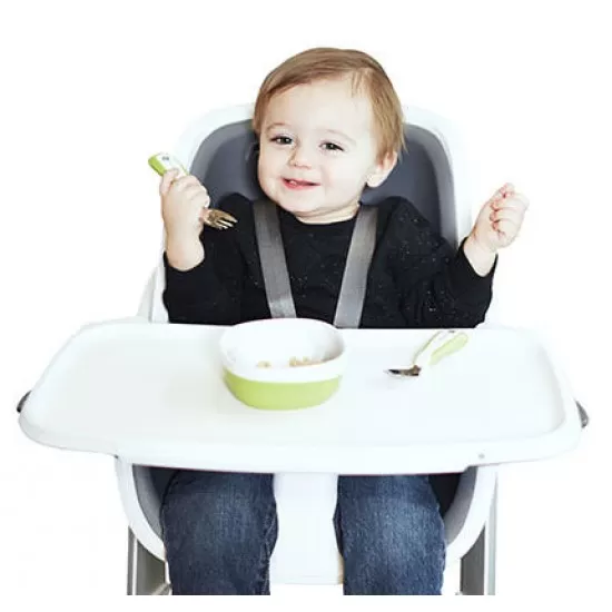 Scaun de masa copii 4Moms White Grey Scaun de masa copii 4Moms White Grey