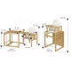 Scaun de masa din lemn de Fag multifunctional cu tavita din plastic MyKids Wiktoria Giraffe Scaun de masa din lemn de Fag multifunctional cu tavita din plastic MyKids Wiktoria Giraffe