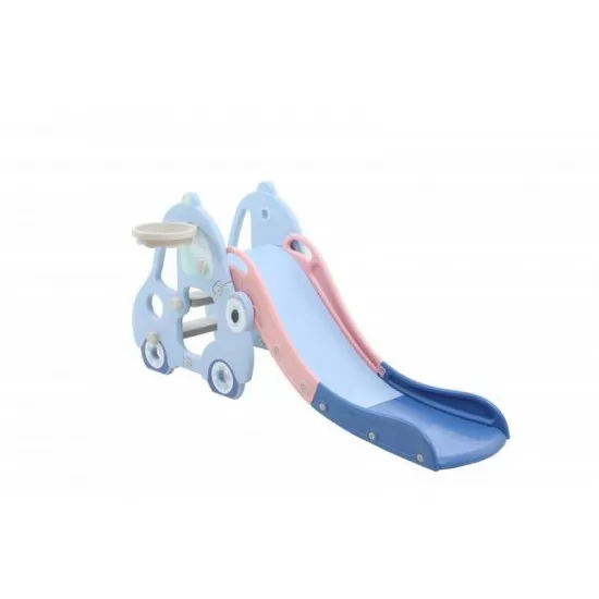 Tobogan MyKids masina cu cos de baschet OM002 Blue Tobogan MyKids masina cu cos de baschet OM002 Blue