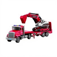Camion american cu excavator, sunete si lumini