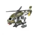 Elicopter militar 29 cm cu sunete, lumini si targa, verde 