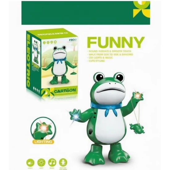 Jucarie interactiva Broscuta dansatoare cu lumini si muzica