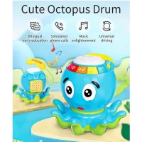 Jucarie interactiva Caracatita electrica cu lumini si muzica