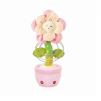 Jucarie interactiva Floare dansatoare cu lumini, muzica si functie de inregistrare