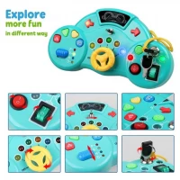 Jucarie interactiva centru de activitati cu panou de bord si volan