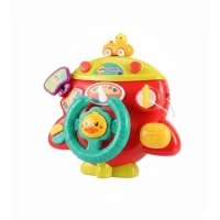 Jucarie educativa multifunctionala pentru copii - Volan Interactiv cu Sunete si Lumini