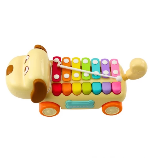 Jucarie muzicala catelus cu xilofon