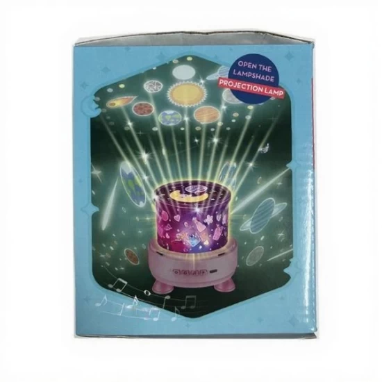 Lampa cu proiectii 3D Cosmos cu sunete si 15 modele de lumini