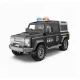 Masina de politie off-road cu sunete, lumini, functie deschidere usi, 27 cm