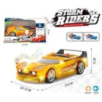 Masinuta electrica Storm Riders cu lumini si muzica 25 cm