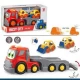 Masina platforma cu 2 vehicule, sunete si lumini, +18 luni