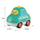 Set 2 masinute pentru bebelusi cu sunete si lumini - Autobuz scolar si taxi 