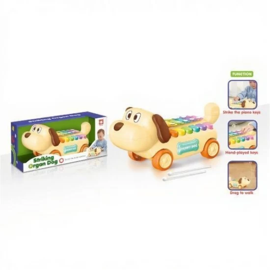 Jucarie muzicala catelus cu xilofon