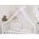 Baldachin din tul pentru patut bebe Airy Beige, 160 x 600 cm, suport prindere inclus Baldachin din tul pentru patut bebe Airy Beige, 160 x 600 cm, suport prindere inclus