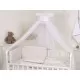 Baldachin din tul pentru patut bebe Airy Beige, 160 x 600 cm, suport prindere inclus Baldachin din tul pentru patut bebe Airy Beige, 160 x 600 cm, suport prindere inclus