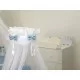 Baldachin din tul pentru patut bebe Sky Sunny Blue 160 x 600 cm Baldachin din tul pentru patut bebe Sky Sunny Blue 160 x 600 cm