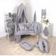 Baldachin suspendat multifunctional pentru copii Pure Grey Bumbac 250 x 320 cm Baldachin suspendat multifunctional pentru copii Pure Grey Bumbac 250 x 320 cm
