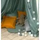 Baldachin suspendat multifunctional pentru copii Pure Salvia Bumbac 250 x 320 cm