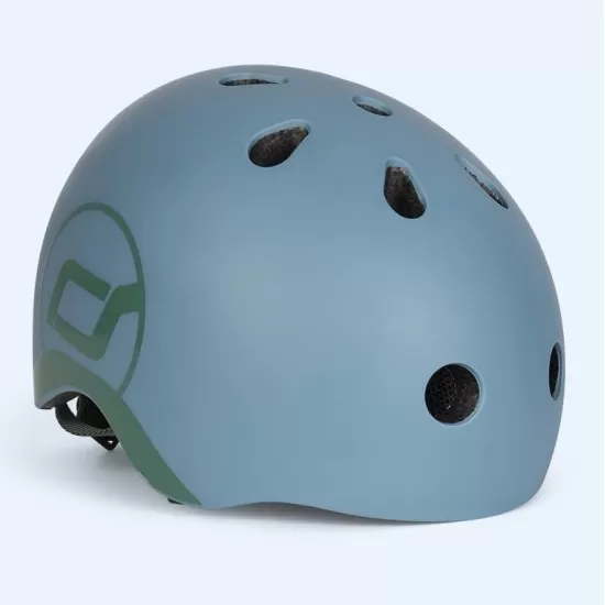 Casca de protectie pentru copii cu sistem de reglare Scoot and Ride Steel XXS - S Casca de protectie pentru copii cu sistem de reglare Scoot and Ride Steel XXS - S