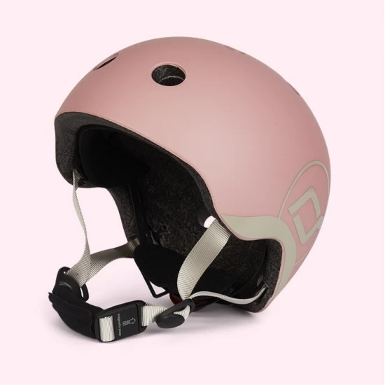Casca de protectie pentru copii cu sistem de reglare Scoot and Ride Rose XXS - S