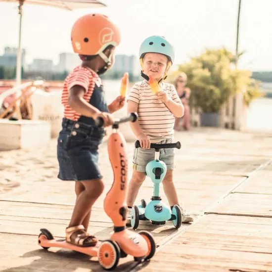 Casca de protectie pentru copii cu sistem de reglare Sccot and Ride Peach XXS - S