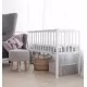 Mini patut co-sleeping din lemn, Classic Alb, 90 x 40 cm Mini patut co-sleeping din lemn, Classic Alb, 90 x 40 cm