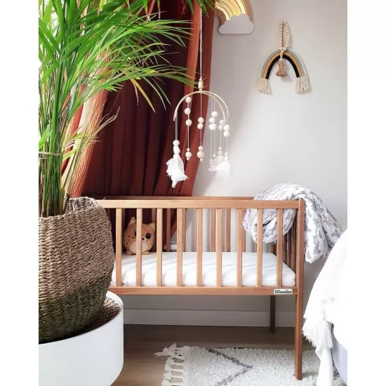 Mini Patut co-sleeping din lemn, Classic Vintage, 90 x 40 cm Mini Patut co-sleeping din lemn, Classic Vintage, 90 x 40 cm
