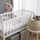 Mini patut co-sleeping din lemn Classic White 90 x 40 cm Mini patut co-sleeping din lemn Classic White 90 x 40 cm