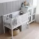 Mini patut co-sleeping din lemn Classic White 90 x 40 cm Mini patut co-sleeping din lemn Classic White 90 x 40 cm