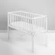Mini patut co-sleeping din lemn Classic White 90 x 40 cm Mini patut co-sleeping din lemn Classic White 90 x 40 cm