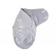 Paturica de infasat din bumbac pentru bebelusi, Inchidere Velcro, Sky Bunny Grey Paturica de infasat din bumbac pentru bebelusi, Inchidere Velcro, Sky Bunny Grey
