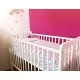 Patut din lemn masiv pentru bebe Star Baby Alb 120 x 60 cm Patut din lemn masiv pentru bebe Star Baby Alb 120 x 60 cm
