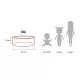 Piscina uscata cu 200 de bile 7 cm MeowBaby alb, gri si mint 90x30 cm Gri Piscina uscata cu 200 de bile 7 cm MeowBaby alb, gri si mint 90x30 cm Gri