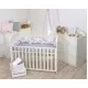 Protectie laterala patut bebe bumper impletit inchidere velcro bumbac White Pink Grey 210 cm Protectie laterala patut bebe bumper impletit inchidere velcro bumbac White Pink Grey 210 cm
