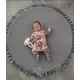 Saltea de joaca din spuma MeowBaby pentru copii catifea gri deschis Saltea de joaca din spuma MeowBaby pentru copii catifea gri deschis