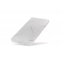 Saltea copii Cocos Latex cu husa detasabila Bumbac Organic si lana 127x63x10 cm