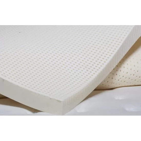 Saltea copii Cocos Latex cu husa detasabila Bumbac Organic si lana 127x63x10 cm