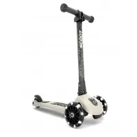 Trotineta copii pliabila cu roti luminoase Scoot and Ride HighwayKick 3 Ash