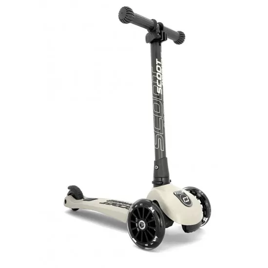 Trotineta copii pliabila cu roti luminoase Scoot and Ride HighwayKick 3 Ash Trotineta copii pliabila cu roti luminoase Scoot and Ride HighwayKick 3 Ash