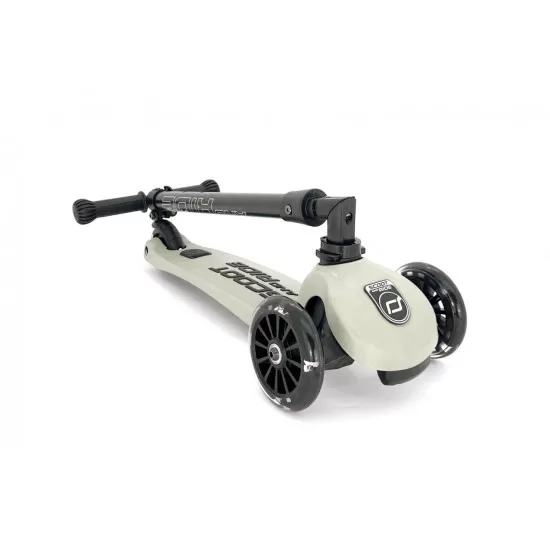 Trotineta copii pliabila cu roti luminoase Scoot and Ride HighwayKick 3 Ash Trotineta copii pliabila cu roti luminoase Scoot and Ride HighwayKick 3 Ash