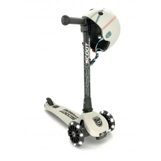 Trotineta copii pliabila cu roti luminoase Scoot and Ride HighwayKick 3 Ash Trotineta copii pliabila cu roti luminoase Scoot and Ride HighwayKick 3 Ash
