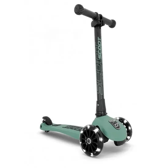 Trotineta copii pliabila cu roti luminoase Scoot and Ride HighwayKick 3 Forest Trotineta copii pliabila cu roti luminoase Scoot and Ride HighwayKick 3 Forest