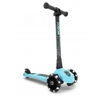 Trotineta copii pliabila cu roti luminoase Scoot and Ride HighwayKick 3 Blueberry