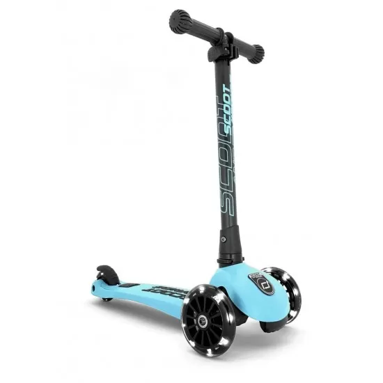 Trotineta copii pliabila cu roti luminoase Scoot and Ride HighwayKick 3 Blueberry Trotineta copii pliabila cu roti luminoase Scoot and Ride HighwayKick 3 Blueberry